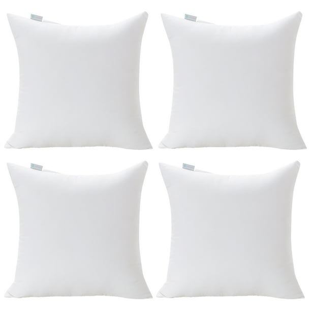 sham Stuffer for Sofa Throw MoonRest Premium Lumbar White Pillow Insert Form with Hypoallergenic Polyester Fiber Filling 12 x 20 Inches